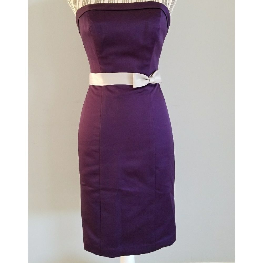 Alfred Angelo plum/eggplant bridesmaid dress
